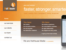 Tablet Screenshot of hothouse-media.com